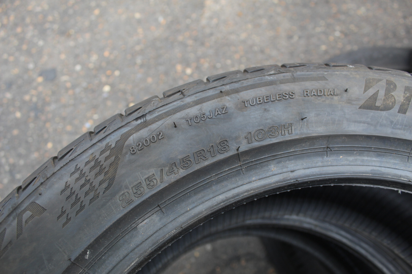 255 45 18 Bridgestone, Turanza, 103H, x2 A Pair  (F1_tyres) FO L2324
