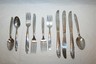 10 Pieces Oneida Custom Stainless ROSEANNE - ROSE PASTEL Spoons Forks Knives