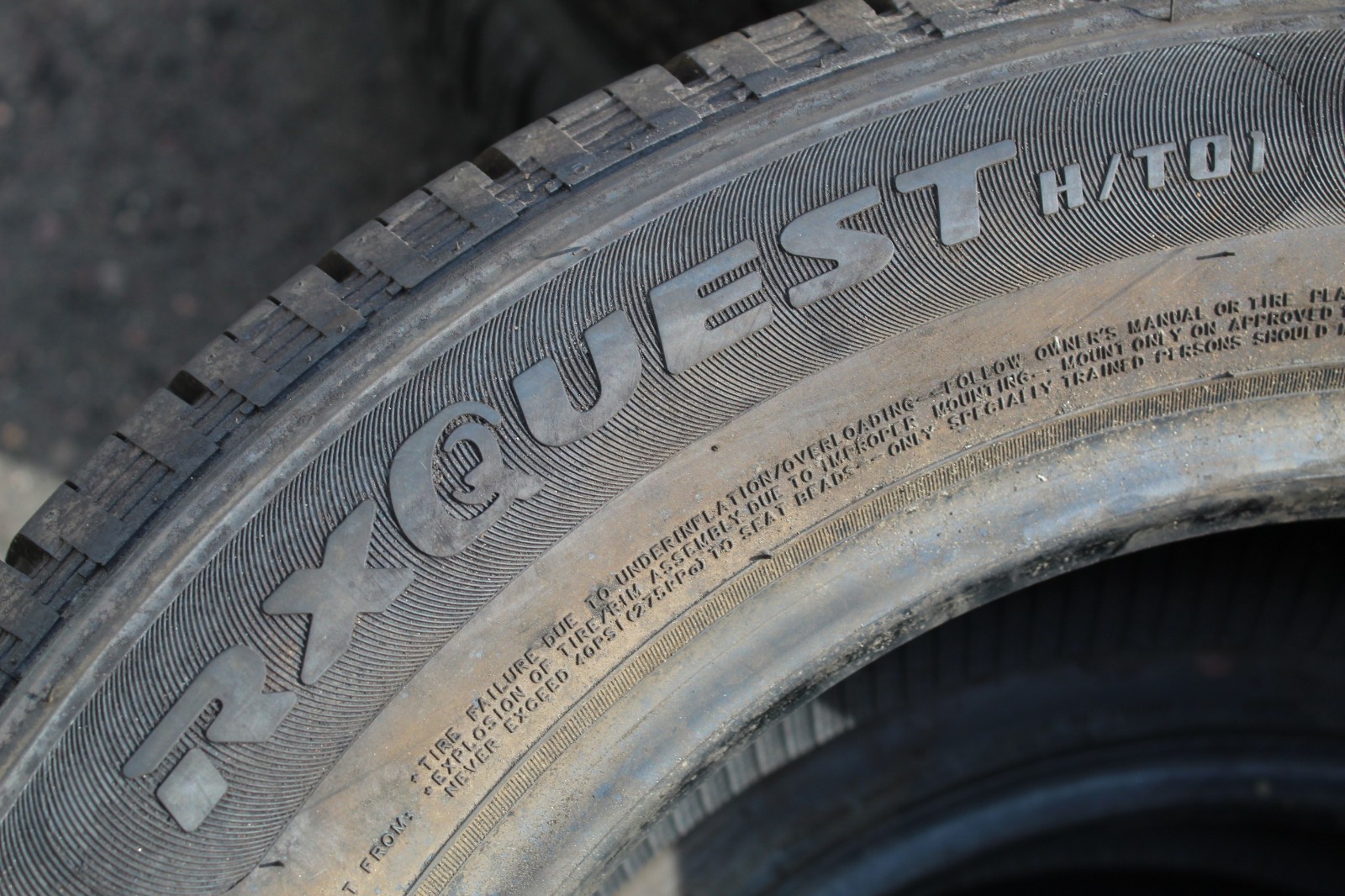 New 215 60 17 RoadX, RX Quest H/T01, 96H, x1 Tyre (F1_tyres) YD073