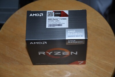 New! AMD Ryzen 7 5700G 8-Core 16-Thread 4.6GHz Socket AM4 CPU