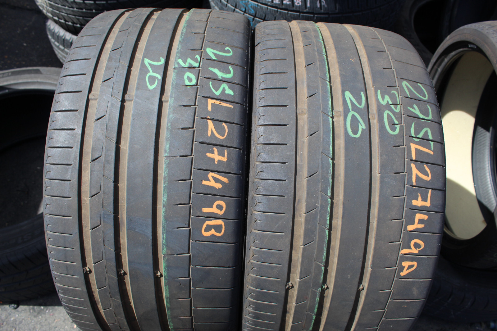 275 30 20 Continental, SC6, CS AO, XL, 97Y, x2 A Pair 5.8mm (F1_tyres) L2749