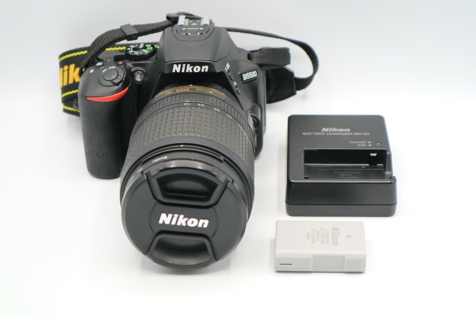 Nikon D5500 24.2 MP Digital SLR Camera Black w/18-55 Lens | eBay