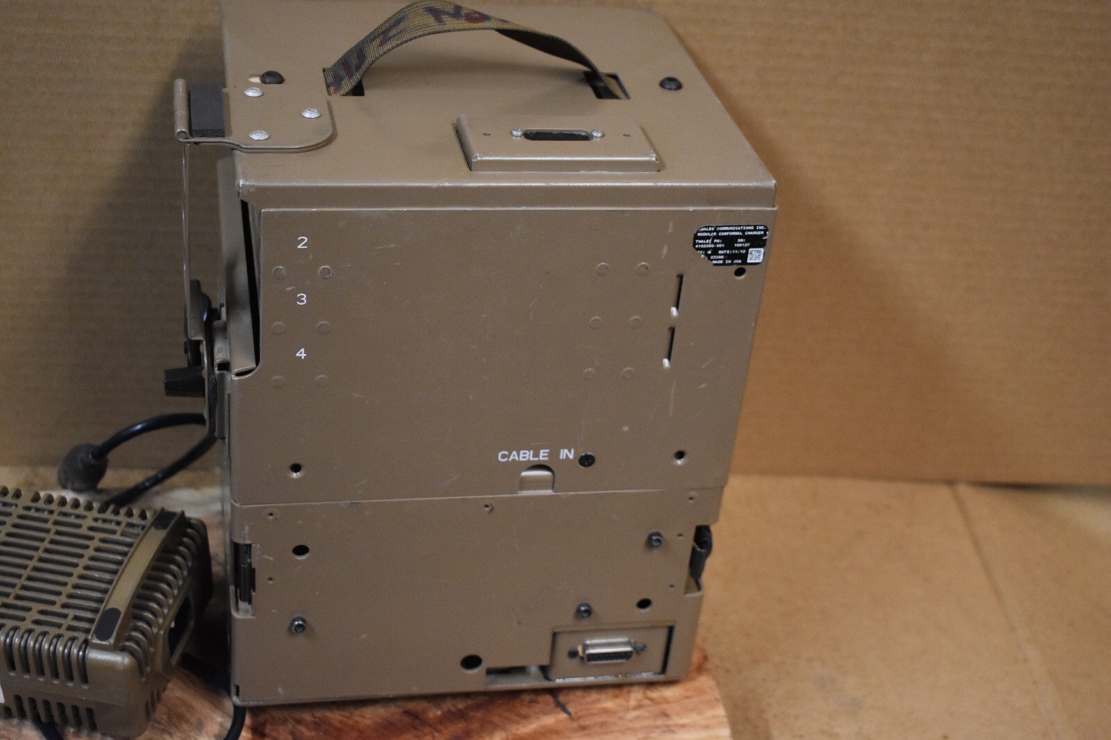 Thales Expeditionary Modular Universal Battery Charger 8 Bay 1600797-1