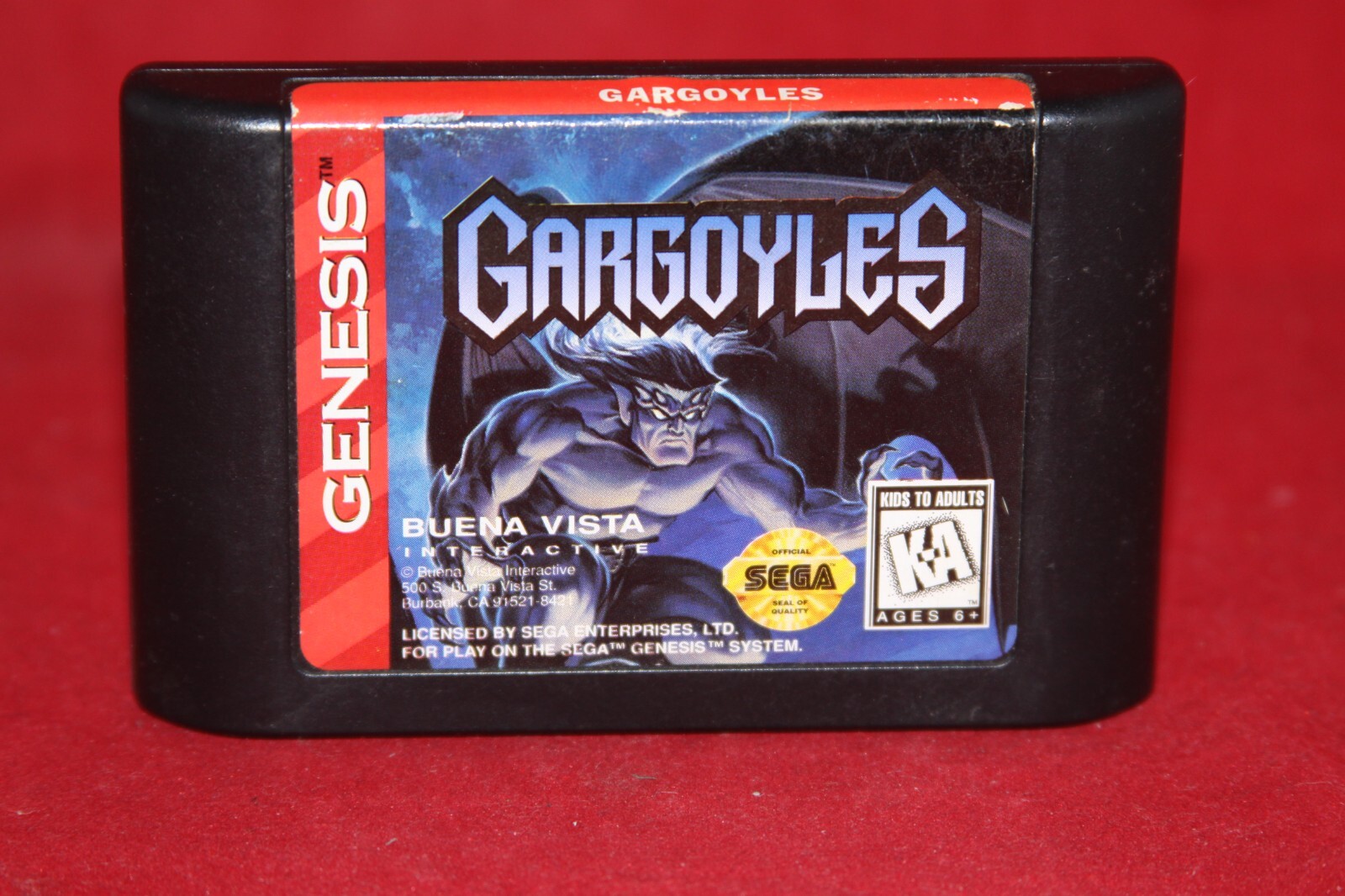 大特価放出！ Gargoyles Cartridge Game Authentic 1995) Genesis, (Sega その他
