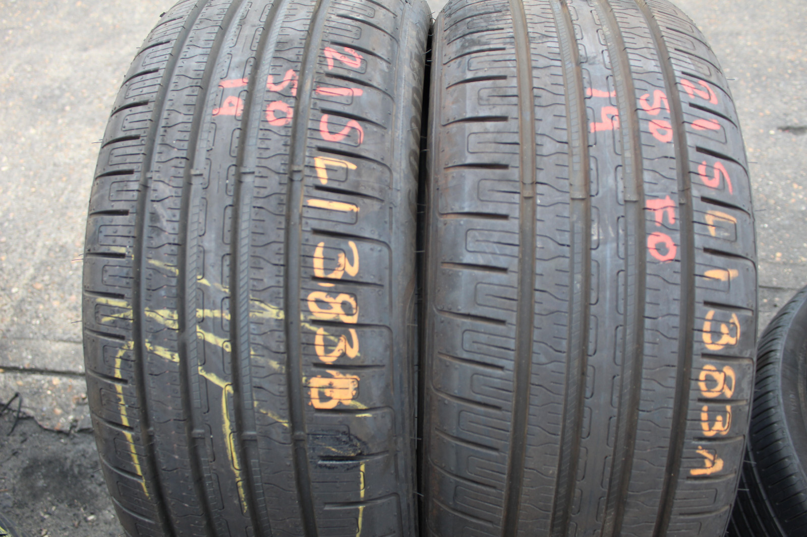New 215 50 19 Goodyear, Efficient Grip, 93T, x2 A Pair (F1_tyres) FO L1383