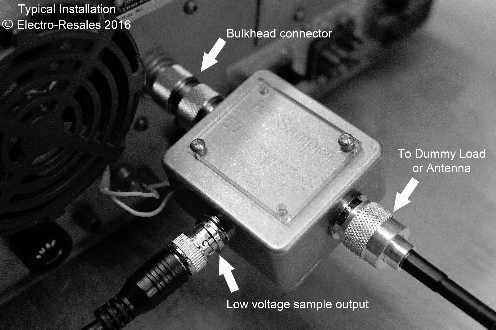 RF Sampler 150 MHz Modulation monitor, See your signal SSB, CW, AM