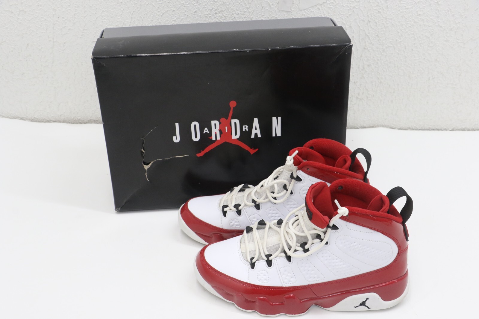 Nike Air Jordan 9 Retro 2019 White/Black/Gym Red Mens Size
