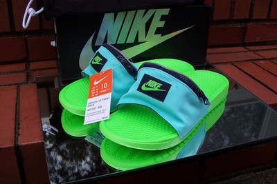 nike benassi jdi fanny pack green