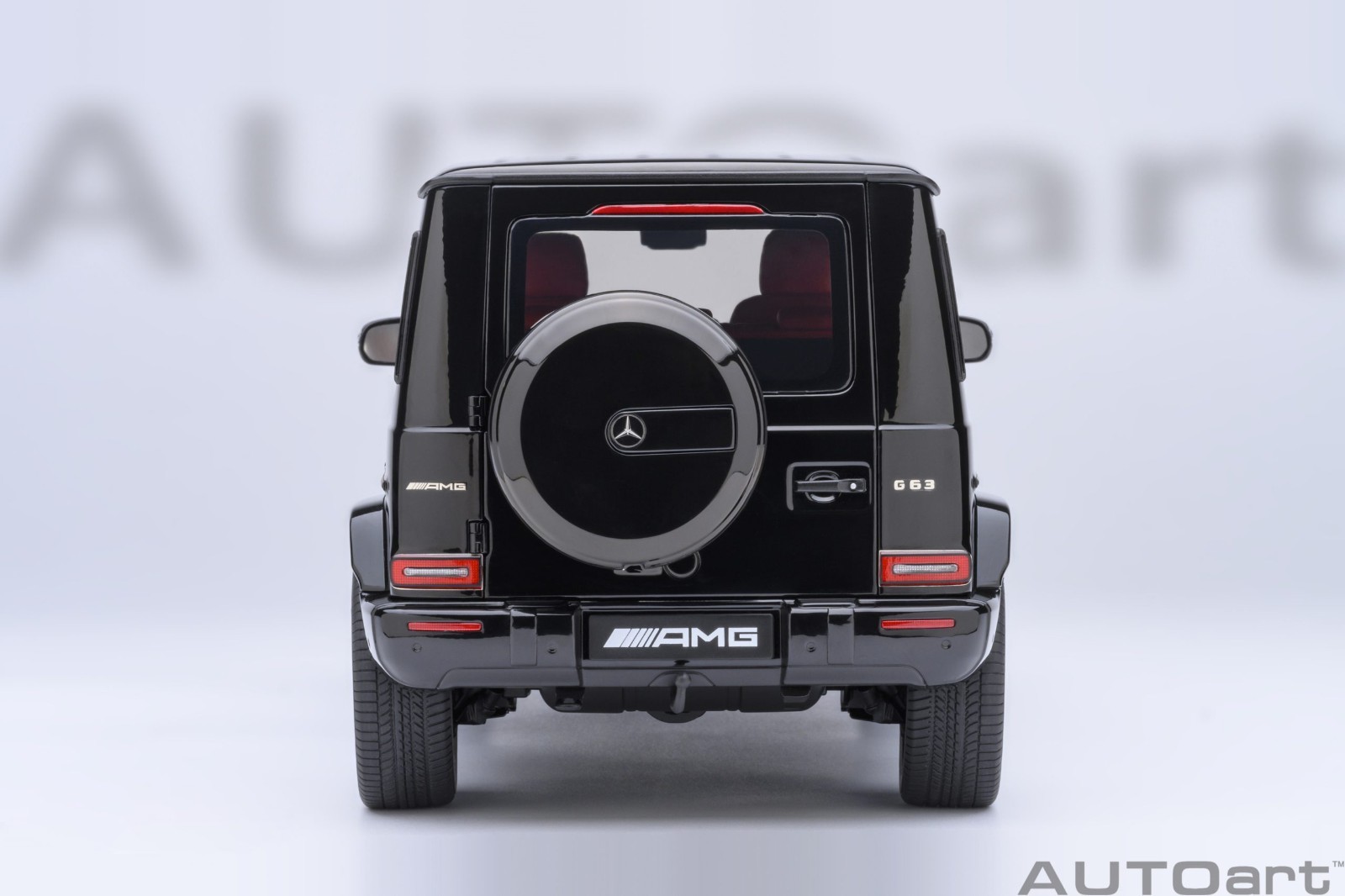 1/18 Mercedes-Benz AMG G63 Black W/ Red Interior 2019 Model Car By