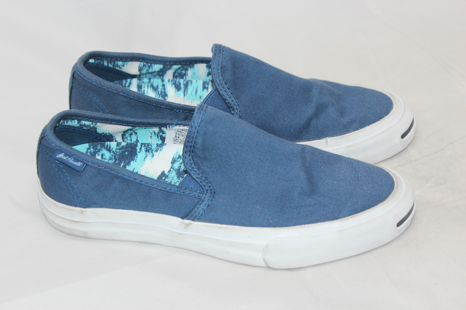 Womens Converse Jack Purcell Slip On Sneaker - Navy Blue