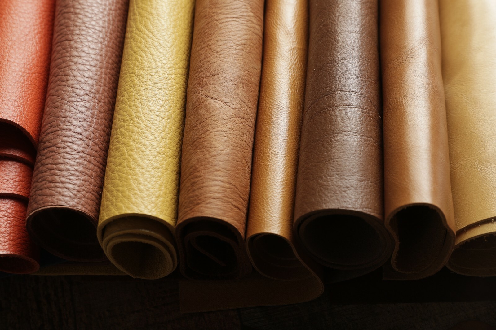 Premium Italian Cowhide Leather Scraps upholstery --- Large Size Pieces 8"x10"