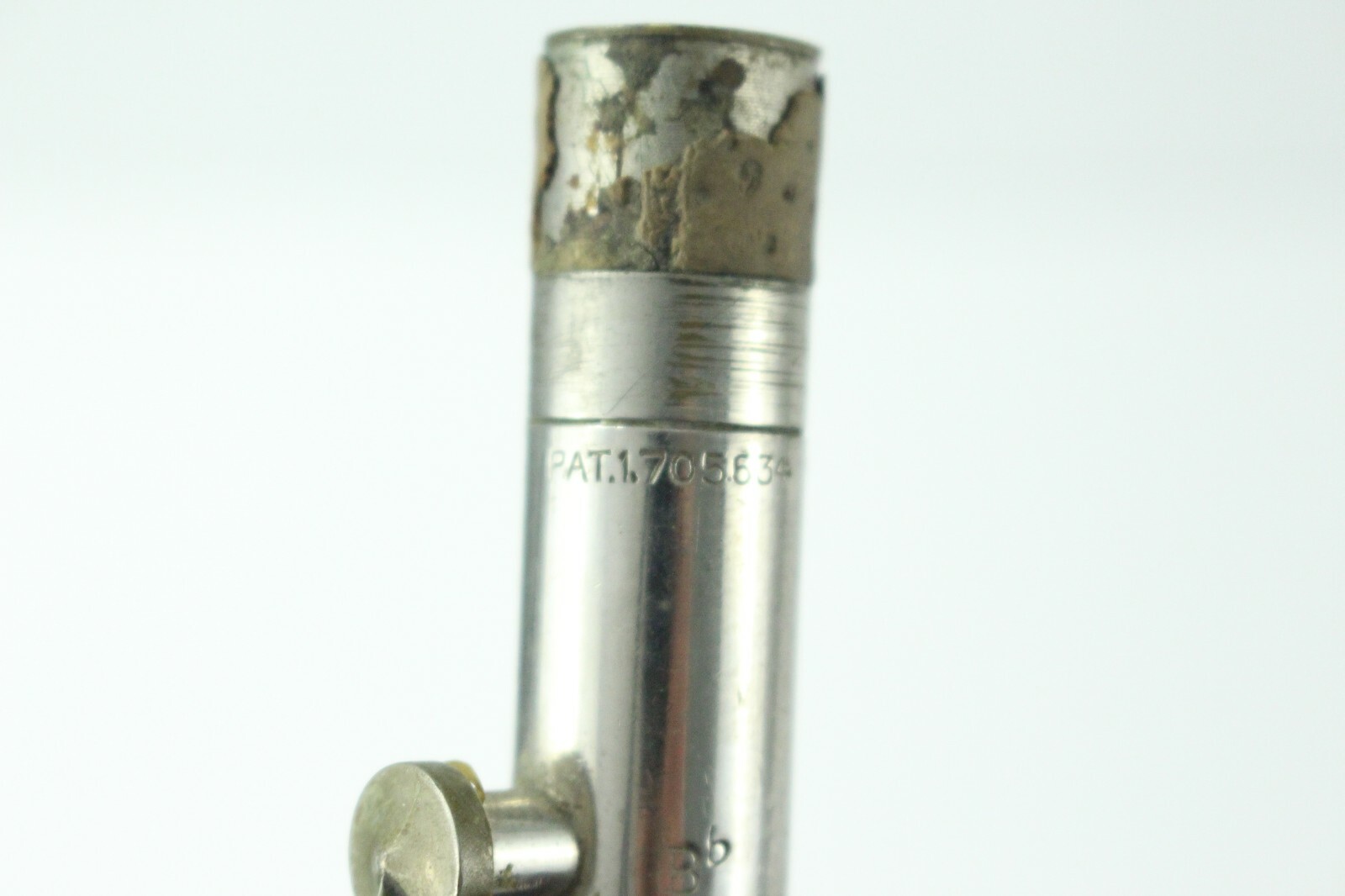 Vintage Madelon Bb Silver Body Metal Clarinet No Mouthpiece or Case FOR PARTS