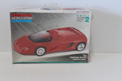 MONOGRAM PININFARINA MYTHOS 1:24 SCALE MODEL KIT (1992) NEW SEALED
