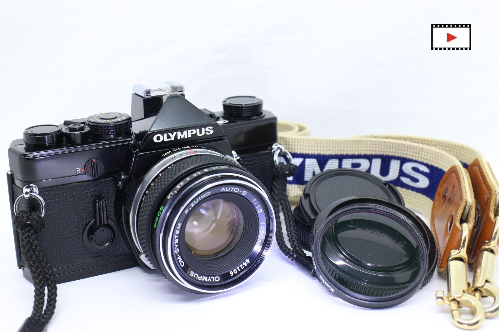 N,MINT] OLYMPUS OM-1 Film Camera w/ F.ZUIKO AUTO-S 50mm F