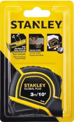 Stanley Measuring Tape 3M/10' 30-608M Inches & Centimeters NEW Sealed 