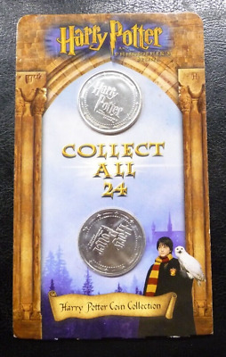Harry Potter & the Philosopher's Stone Two Coins in original sealed ASDA pack