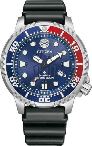 Pre-owned Citizen Promaster Bn0250-07l Limited Box Marvel Spider-man Eco-drive Watch Men