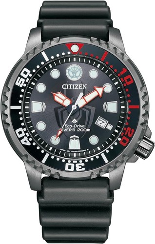 Pre-owned Citizen Promaster Bn0255-03e Limited Marvel Spider-man Eco-drive Black Watch Men