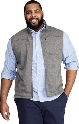 

IZOD Мужской пуловер Big - Tall Big Classics с длинными рукавами и четвертью молнией,, Carbon heather