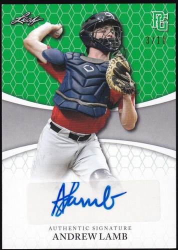 2022 Leaf Perfect Game National Showcase - Andrew Lamb #BA-AL1