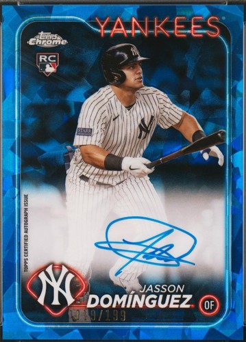 2024 Topps Chrome Sapphire Edition - Jasson Dominguez #CSA-JDO