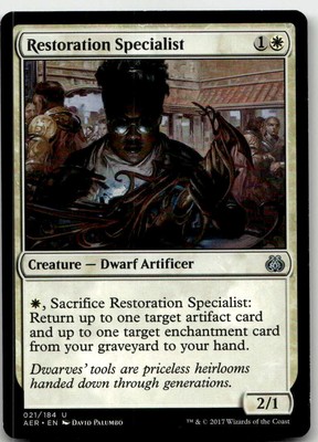 Restoration Specialist, Aether Revolt #21 MTG