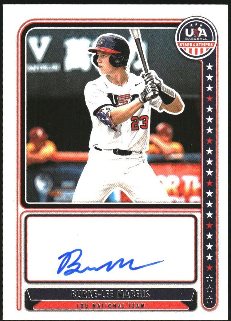 2024 Panini Stars and Stripes - Burke-Lee Mabeus #NTS-19