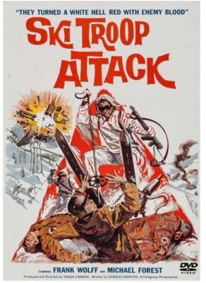 Roger Corman's SKI TROOP ATTACK  1960 DVD Classic Michael Forest Richard Sinatra