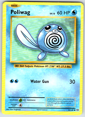 Poliwag 23/108 XY - Evolutions Common 2016 LP
