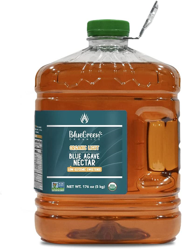 Blue Green Agave Organic Nectar, Light Blue, 176 Ounce