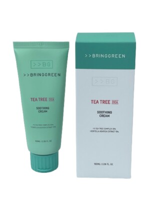 [BRING GREEN] Tea Tree Cica Soothing Cream 100ml / Korean Cosmetics