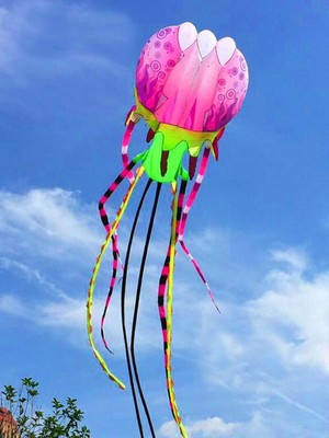 2023 Soft Kite Jellyfish Kite Bag Weifang Adult Big Kite Outdoor Toy Gift