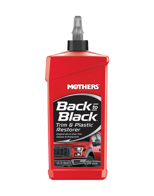Mothers Plastic Polish 06112 Back To Black 12 Ounce Bottle Single