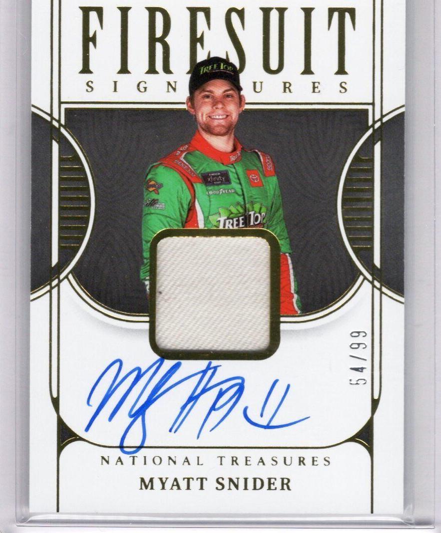 2023 Panini National Treasures - Myatt Snider #FS-MSD