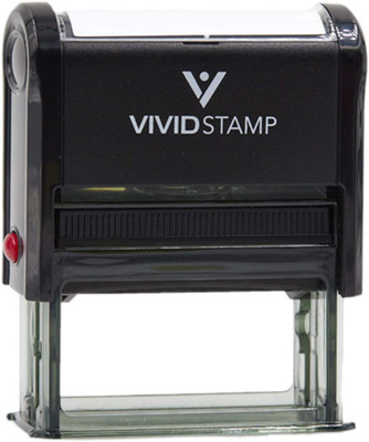 INVOICE ENCLOSED Self Inking Rubber Stamp (Black Ink) - Large