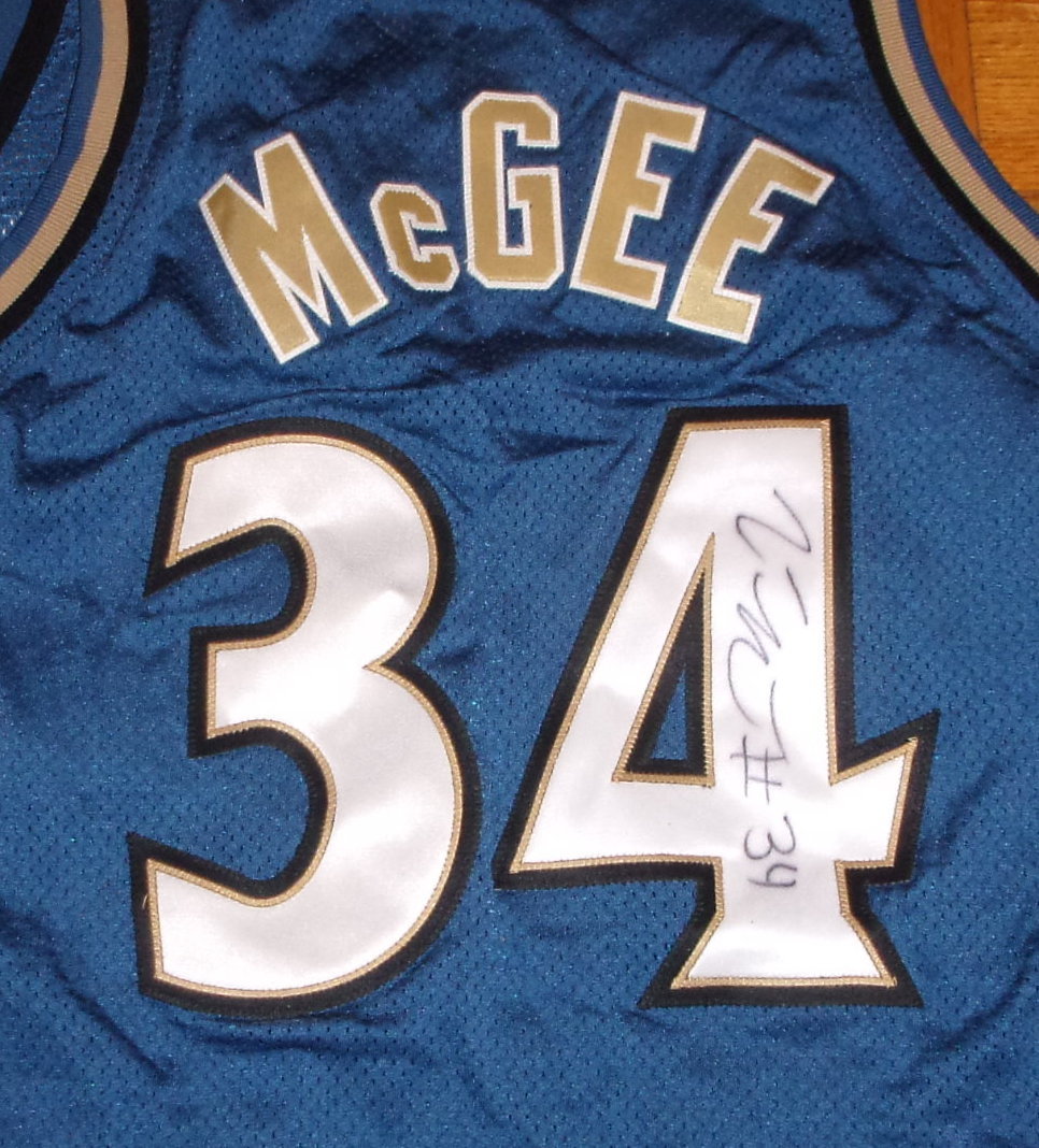 JaVale McGee (Washington Wizards) (Signed) Game Worn Rookie Jersey