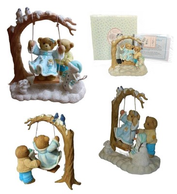 CHERISHED TEDDIES 118375 RANDY & JILL, 2004 LIMITED EDITION, DOUBLE FIGURINE NIB