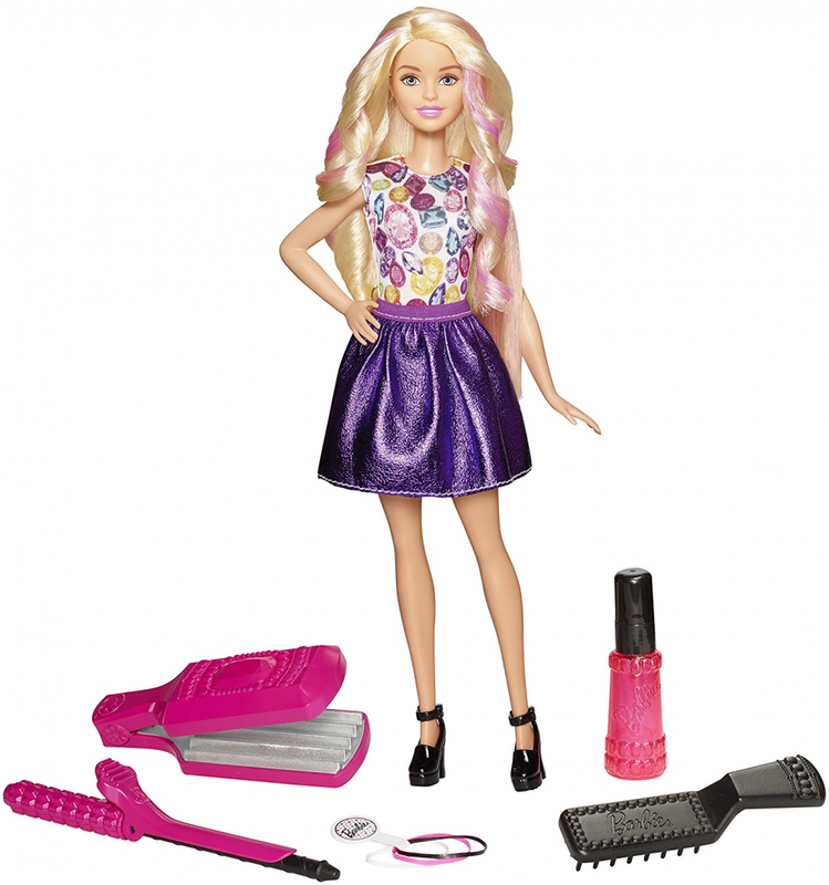 Details About Barbie Dwk49 D I Y Crimps Curls Doll