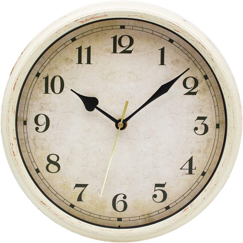 Battery Operated 11 Inch Vintage Clocks For Living Room Deco