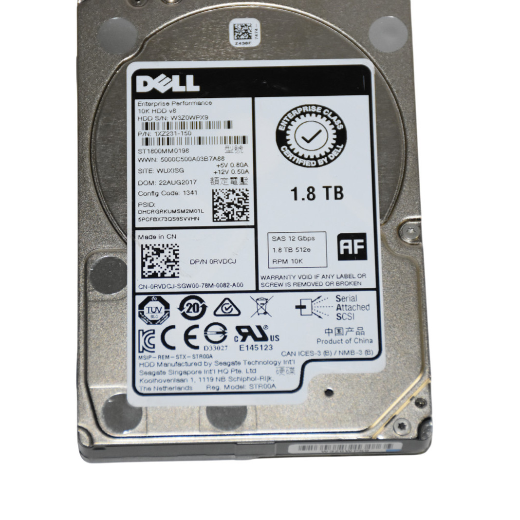 Dell Enterprise 1.8TB SAS 12G 10K 2.5