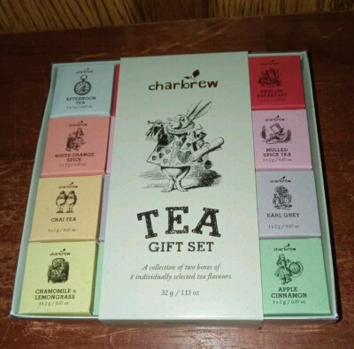 Charbrew Tea Gift Set Box of 9 Individual Tea Flavours Gift Best By 07/2026 NEW!
