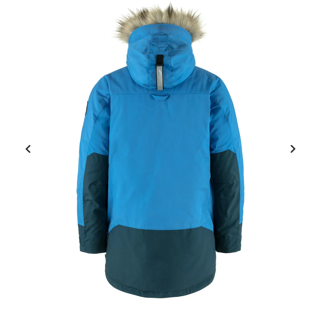 Pre-owned Fjall Raven Large Blue Men's Fjallraven Polar Expedition Parka Coat