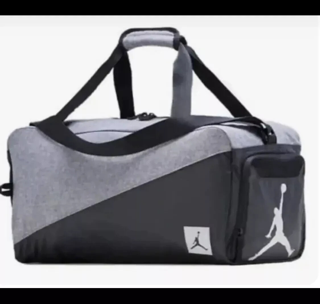 Nike Air Jordan Jumpman Large Duffel Bag Black/Gray (9A0083
