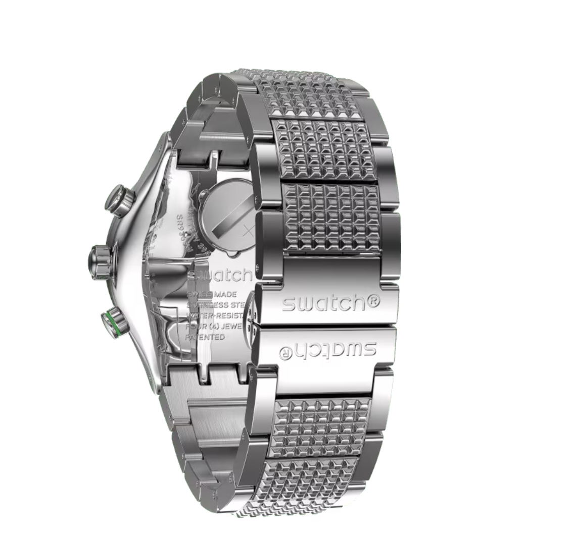 Pre-owned Swatch Limited Swiss  Paradons Yvs100g Pride Collection Watch (unique Color)