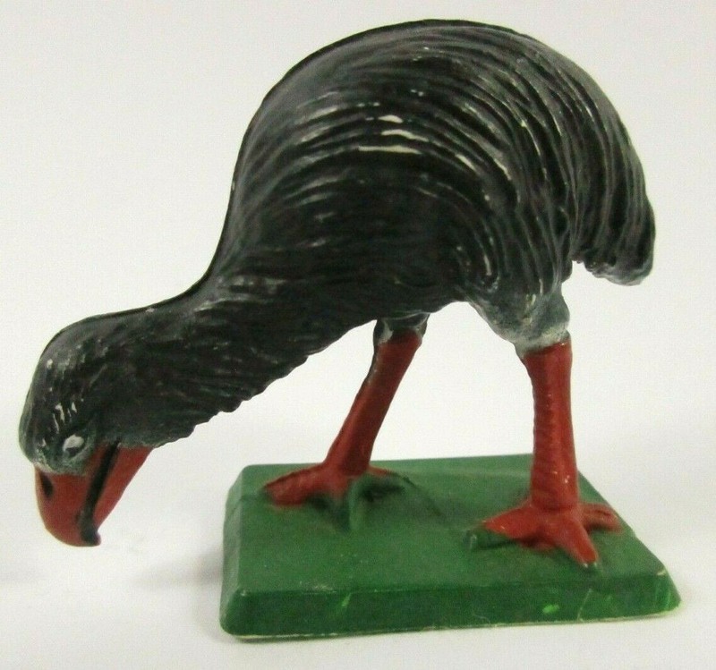 Figurine Starlux SÃ©Rie PrÃ©Histoire RÃ©F Fs40033 Diatryma Vintage Made In France 