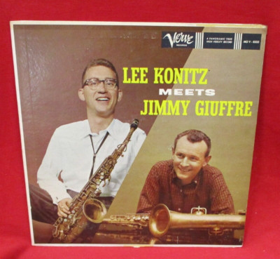 LEE KONITZ meets JIMMY GIUFFRE LP (1959) Orig US Verve Mono DEEP GROOVE jazz