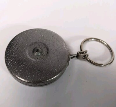 VINTAGE KEY-BAK RETRACTABLE KEYCHAIN WITH BELT CLIP      