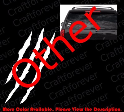 Scratch Claw Monster Halloween Car Window/Vinyl Die Cut Decal Sticker FY050