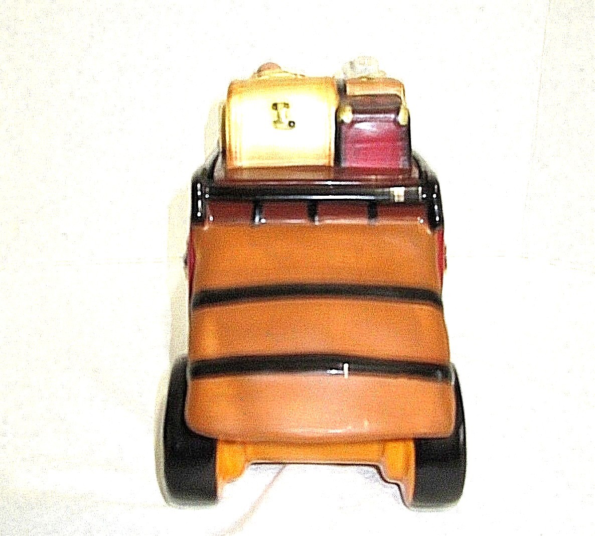 Wells Fargo & Company Stagecoach US Mail Porcelain Cookie Jar Container 2010