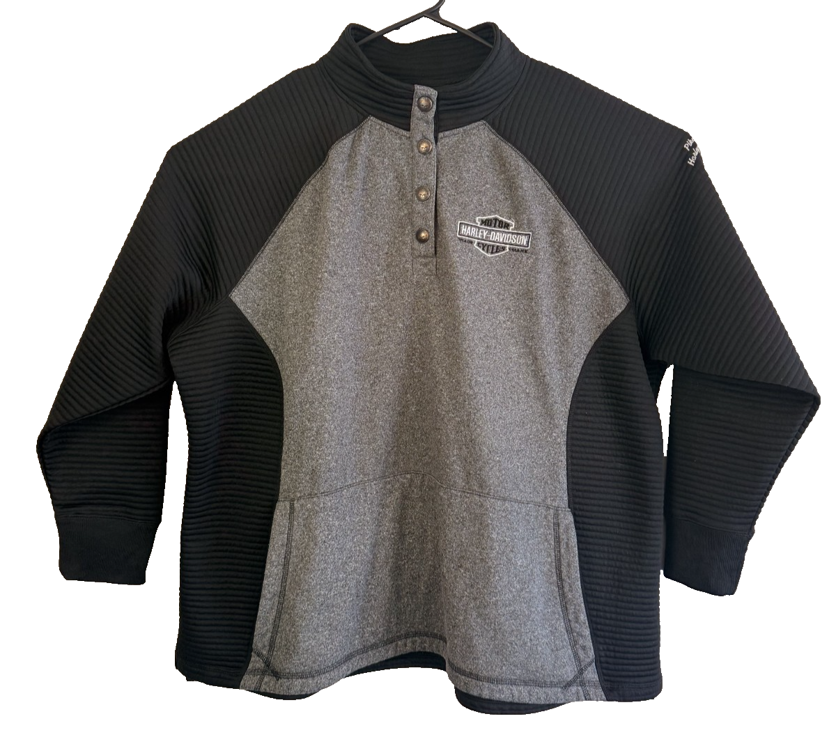Harley Davidson Womens Sz XL Pull Over Polyester Ribbed Pike's Peak